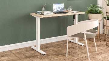 Smart Standing Up Height Adjustable Desk Frame Electric Lift Workstation Ergonomic Sit To Stand Home Office Computer Desk1