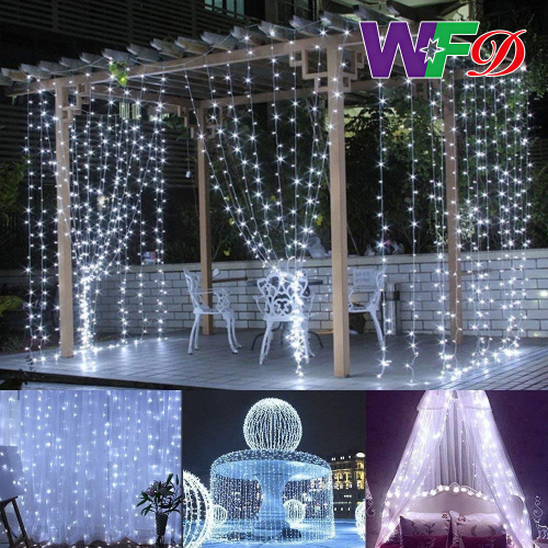 تطرح Wanfuda Crafts ضوء ستارة LED محدث مقاس 3x3M لمشاريع تزيين الحدائق العالمية