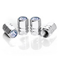 Aluminum 4PC Car Tire Valve Covers with Logo1