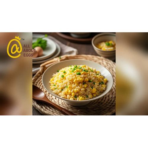 Arroz frito de ovo congelado