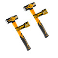 GSFIXTOP 2LB 45# Round Steel Two-color TPR Sledge Hammer for Construction1