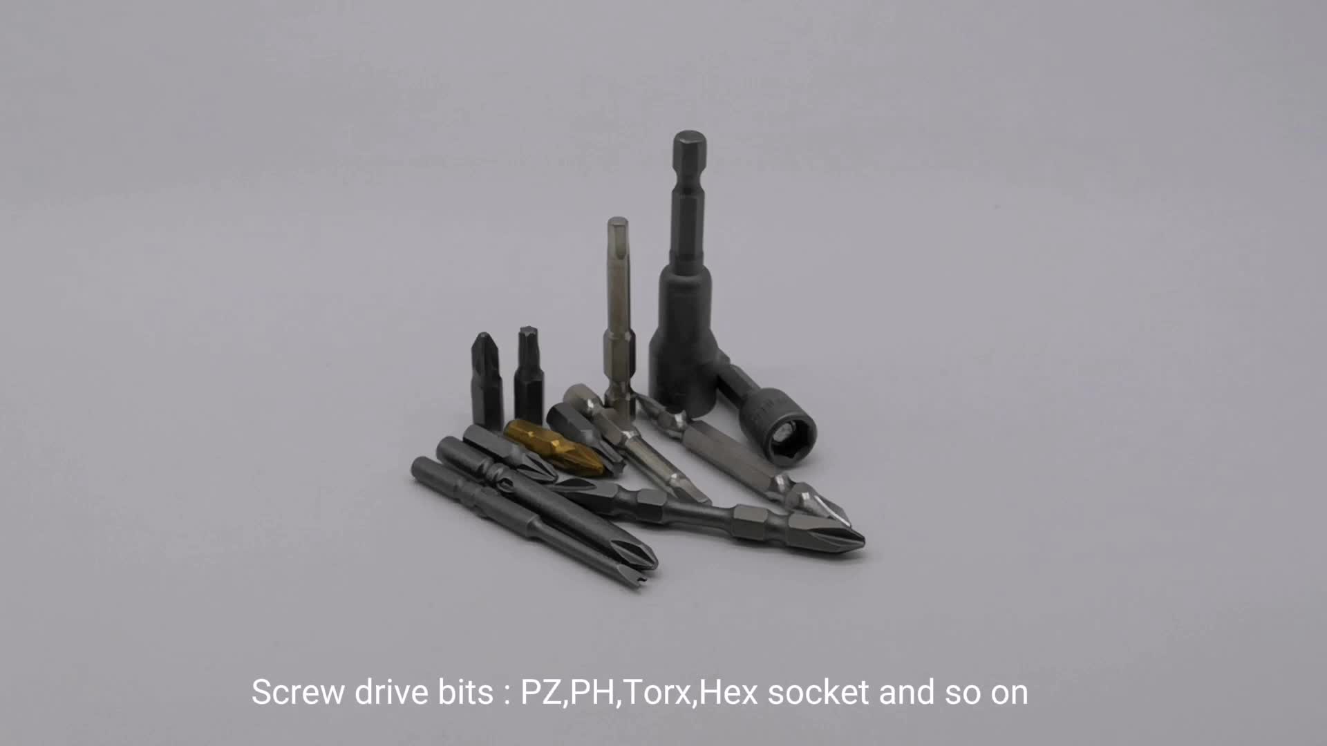 Standard M8 material S2 steel sand blast hex socket drive bit1