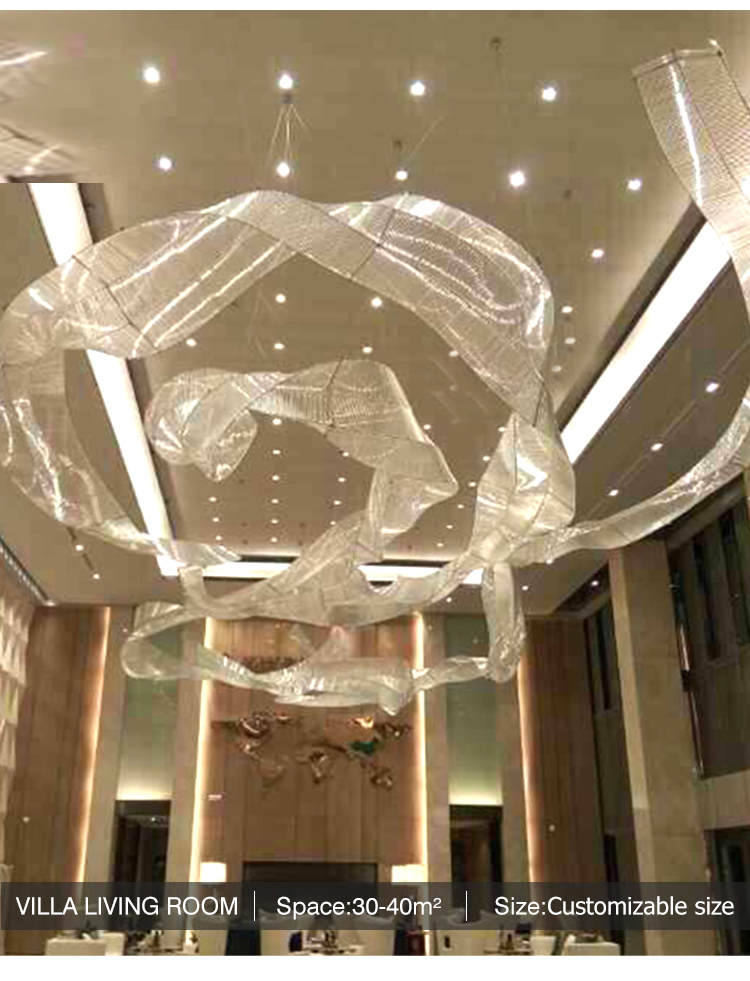 Hôtel Hall Engineering Personnalisation Verre en acier inoxydable LED LELIER
