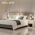 Bedroom King size Bed Double Custom Modern Leather Italian Pinakamahusay na Set Bedrooms Vogue Widescreen High End Luxury Bed Frame1