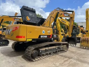 Used Sany 215 Excavator Sy215caterpillar Excavator1