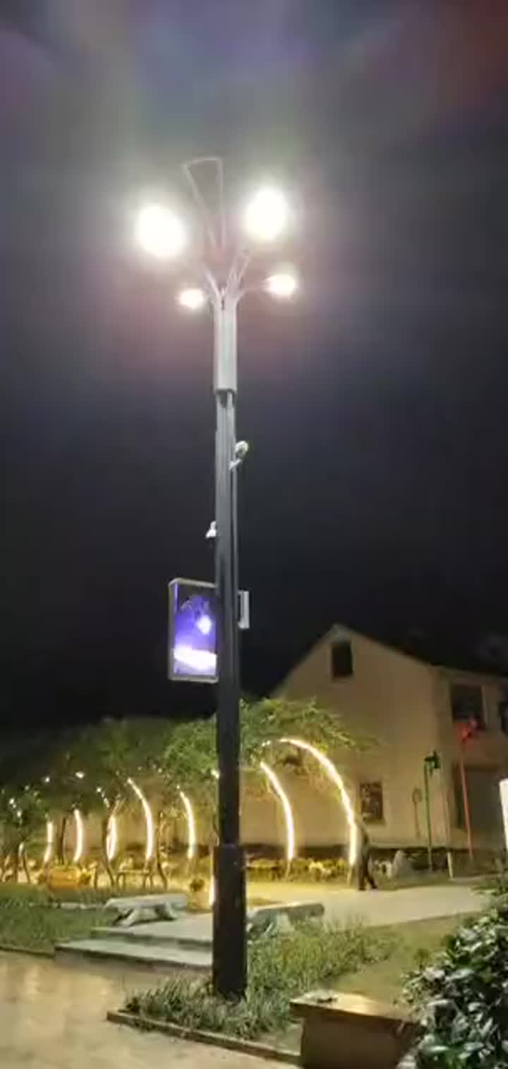 Écran de poteau lumineux LED