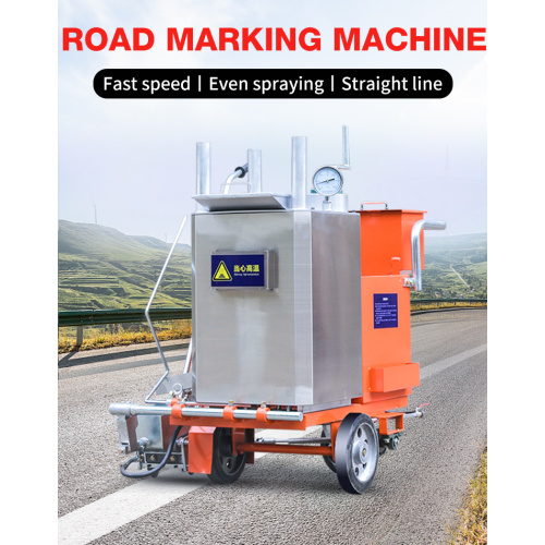 Road marking line paint machine hot cold melt paint scribing machine