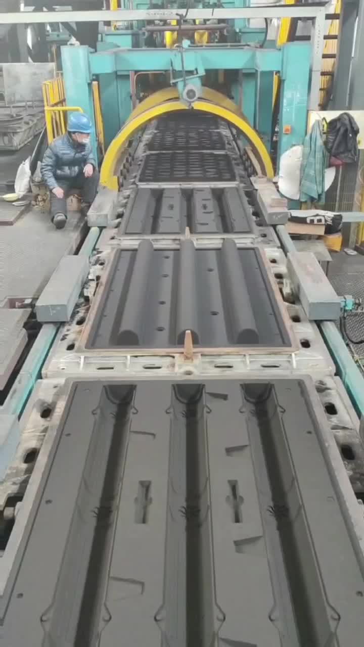 producing the manhole covers