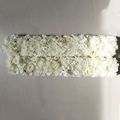 Customized Pink and White Roses & Orchids Artificial Flower Runner for Wedding Decor YR 21101