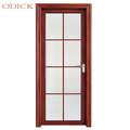 Cheap Price Aluminium  Doors Latest Designs Aluminum Alloy Frame Hinged Interior Swing Door1