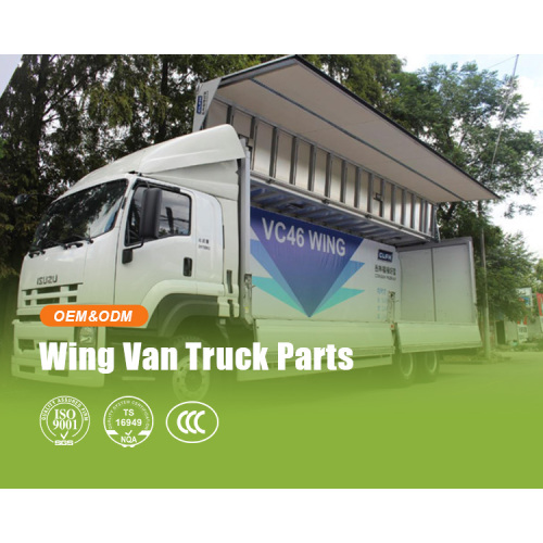 Wing van truck parts
