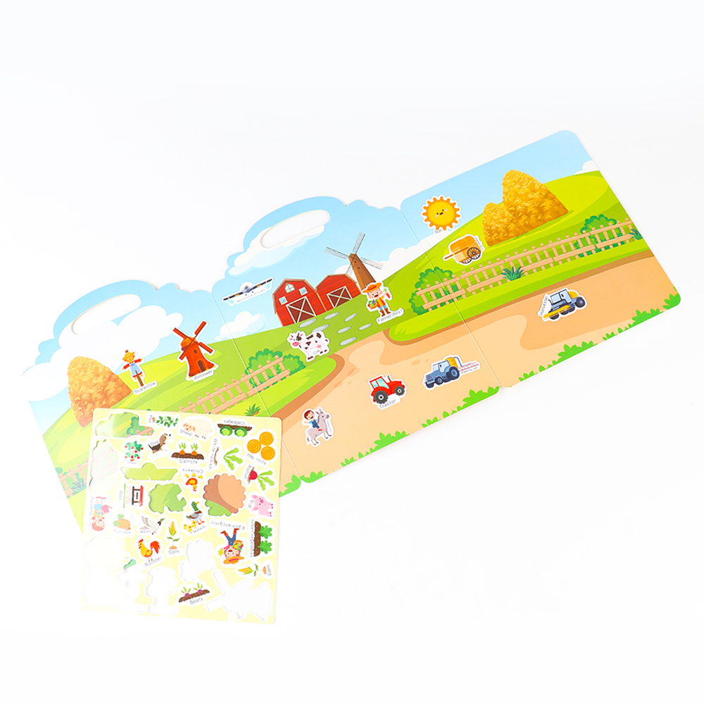 Reusable Sticker Books for Kids