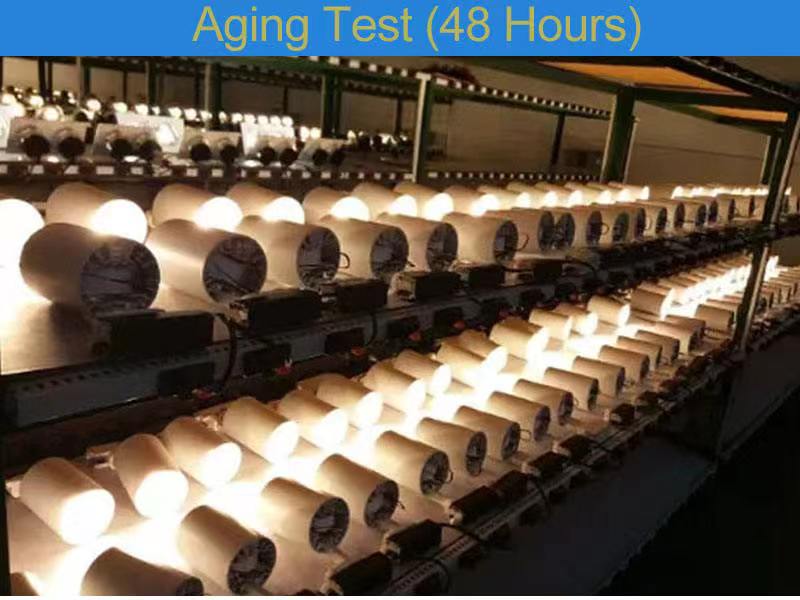 LED lighting aging workshop HSONG