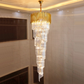Spiral Interior Design LED Crystal Chandelier for Luxury Corridor1