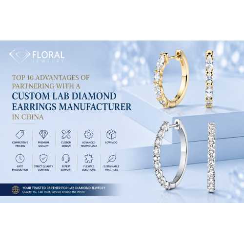 FLORAL JEWELRY - Nangungunang 10 Mga Bentahe ng Pakikipagsosyo sa isang Custom Lab Diamond Earrings Manufacturer sa China