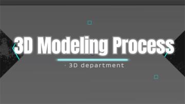 3D modeling process
