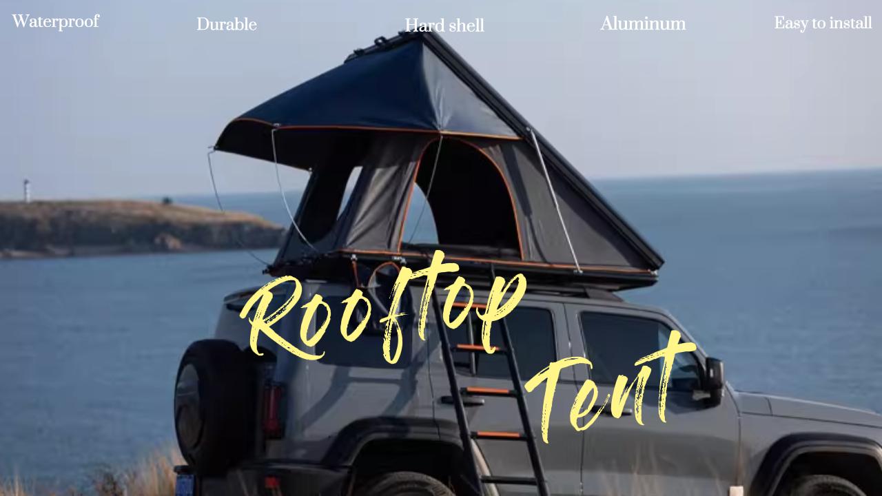 camping rooftop tent