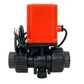 2/3 Ways Electric Motorized Actuator Ball Valve for Chemical Dosing Pumps: PPO+GF20 Construction1