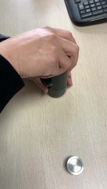 portable coffee maker with stainless steel capsule
