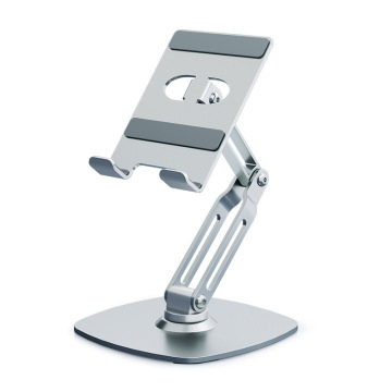 Folding desktop mobile phone stand