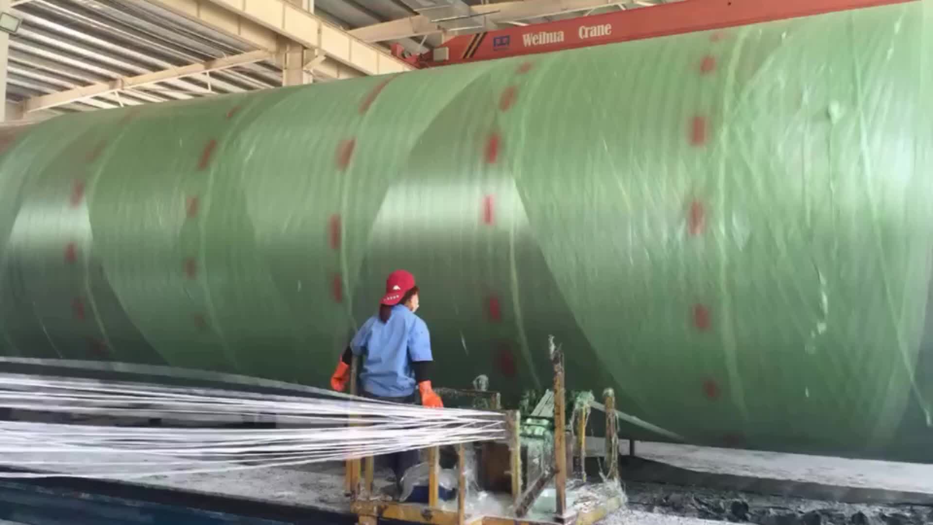 Baixo preço do tubo de tubulação FRP subterrânea 1500mm Fabricantes GRP Pipes1