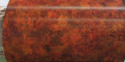 Rust-Patterned Color-Coated Metal Sheets PVDF Rust Prepainted aluminum