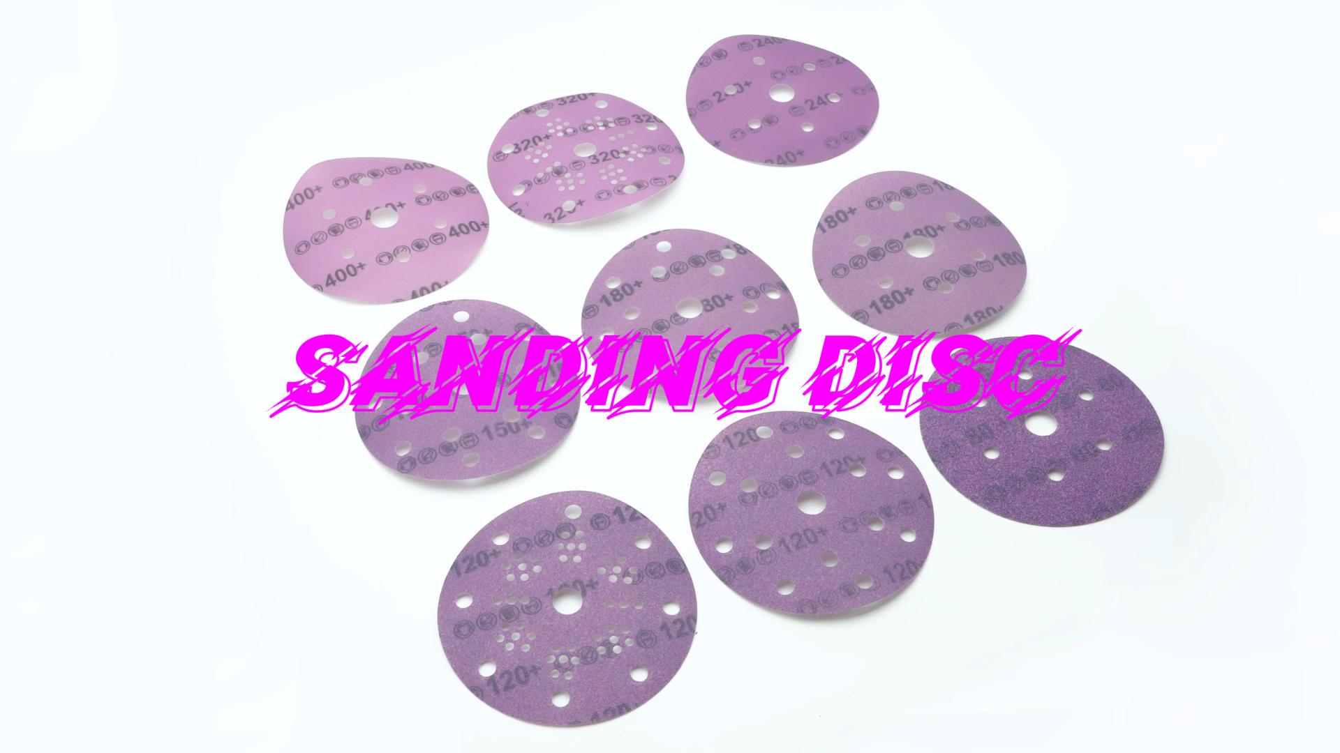 Ceramic film sanding disc