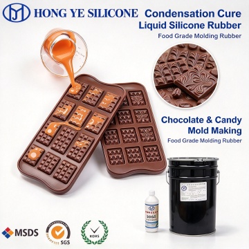 Food-grade Chocolate Molding Silicone Empowers Fine Mass Production of Baking & Creative Desserts