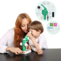 Children school science educational microscope set plastic toy microscope1