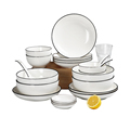 Ceramic Dinnerware Sets with Custom Logo for Restaurants1