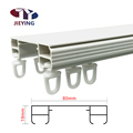 Jieying Ceiling PVC Double Curtain Track for Bay Windows1