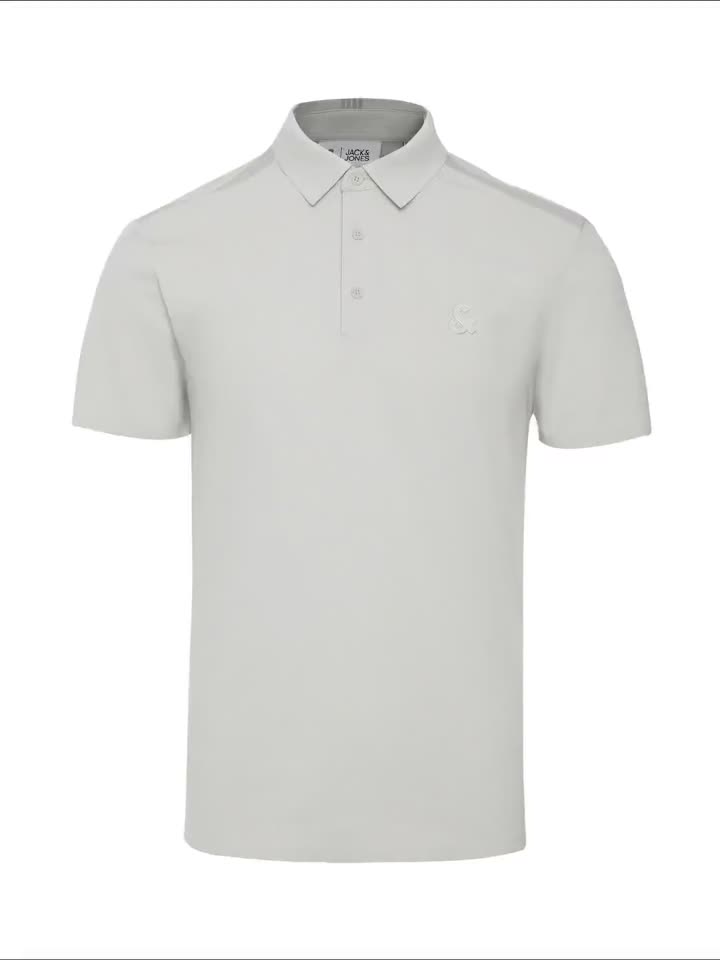 Gentlemanly Style White Men's Top