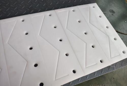 Hoja AHD UPE para deflectores como protección industrial resistente al desgaste