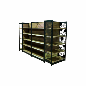 supermarket shelves