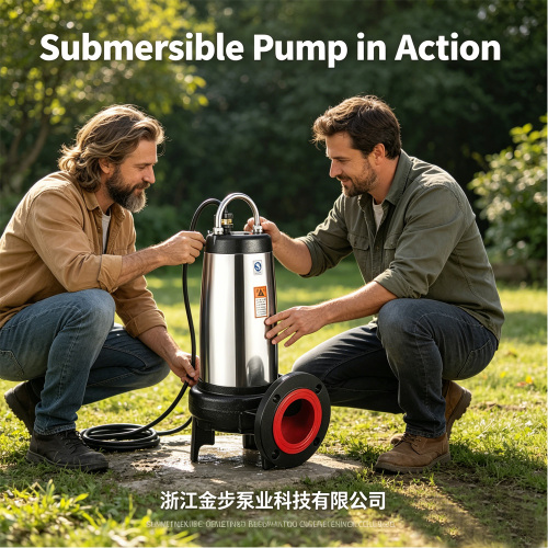 Bomba sumergible para aguas residuales de acero inoxidable de alta resistencia
