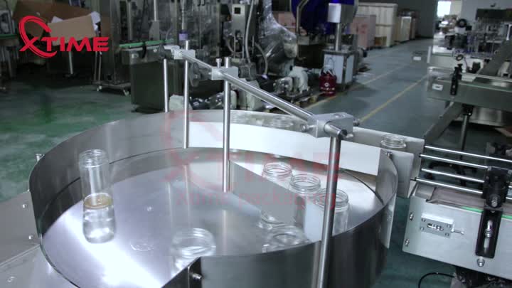 4 heads liquid filling machine for glass Bottle