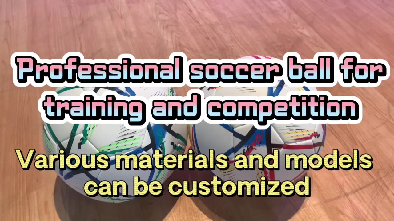 PVC TPU PU promotional balones de futbol soccer ball football size 5 with full print1