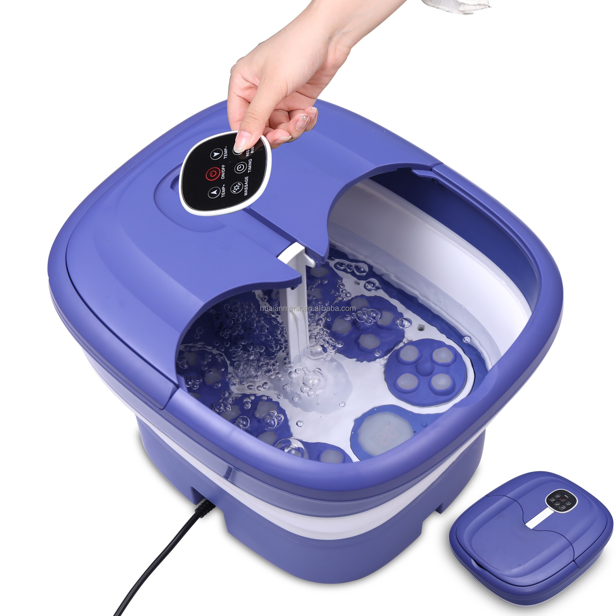 how to use collapsible foot spa