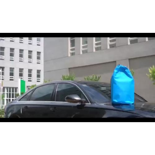 170T Polyester Taff Single Layer Silver Inflatable Car Cover Hail Protection Car Cover