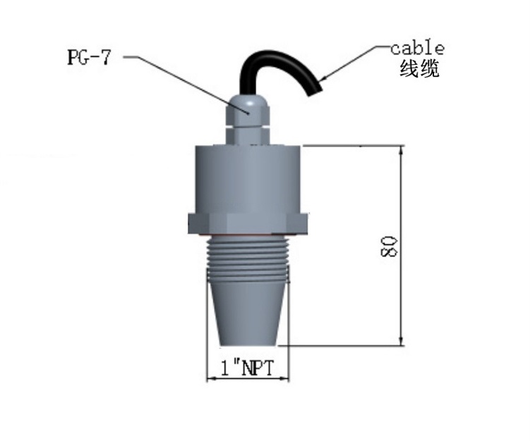 Rs485 Ultrasonic Water Level Sensor