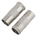 Straight Coaxial Fast Connector F Male to PAL Female Adapter1