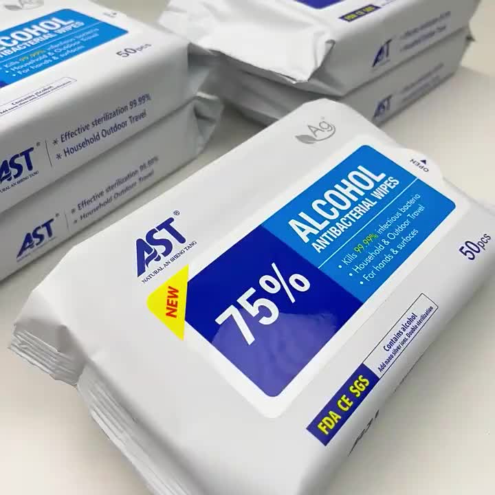 Антибактериальные влажные салфетки