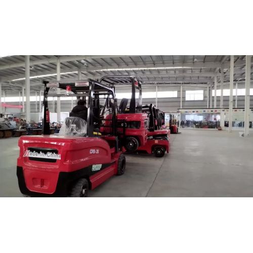 3.5ton Electric Forklift Handling 2ton Forklift