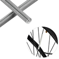 High-Visibility EN471 & ANSI 1107 Bicycle Wheel Spoke Reflectors - Silver Clip-on Reflectors1