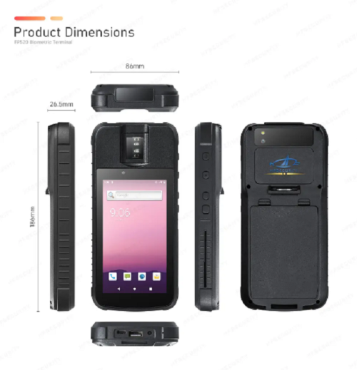 Tren cepet screen driji scanner