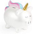 Handmade Resin Rainbow Unicorn Piggy Bank for Girls1