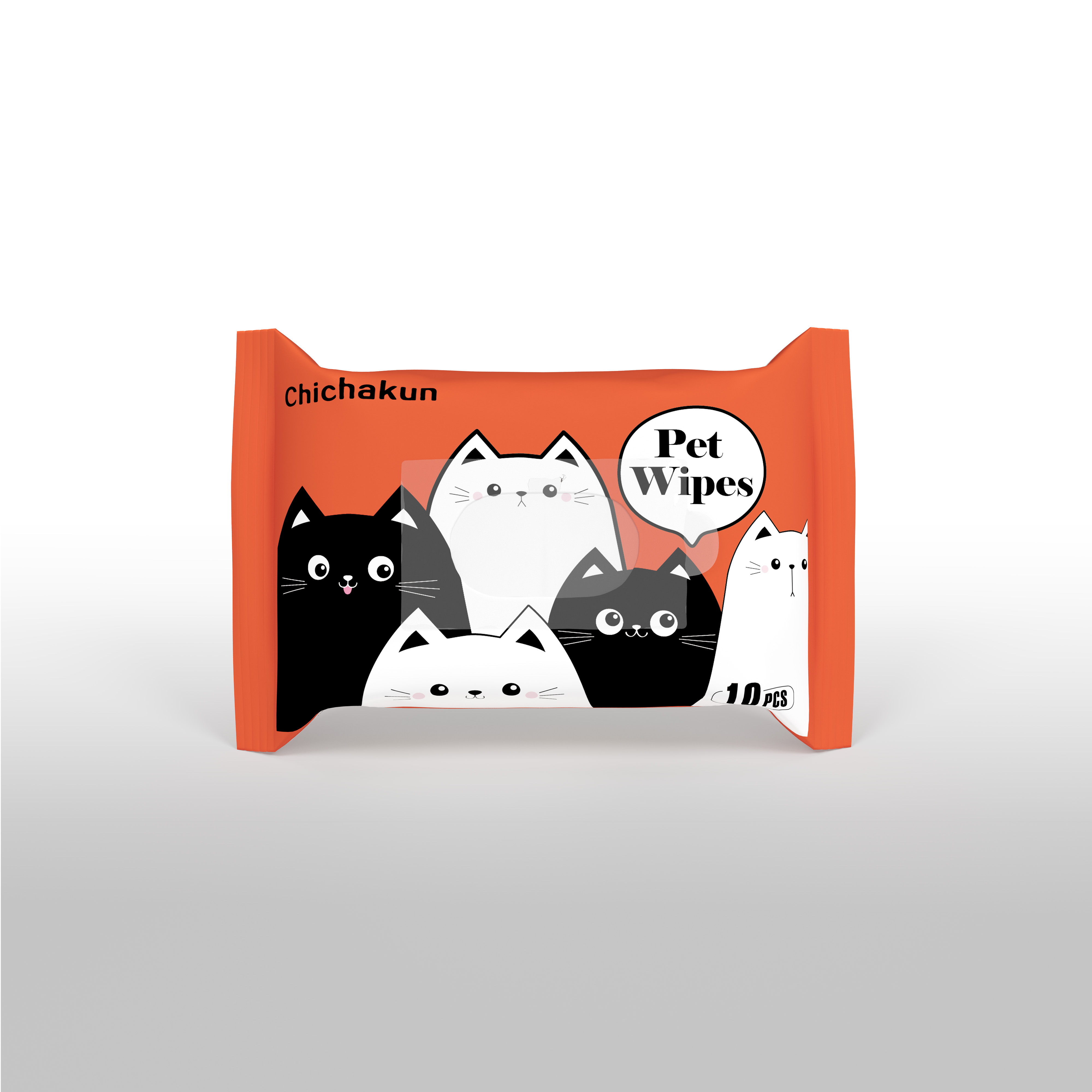 Toallitas para mascotas con 10 hojas