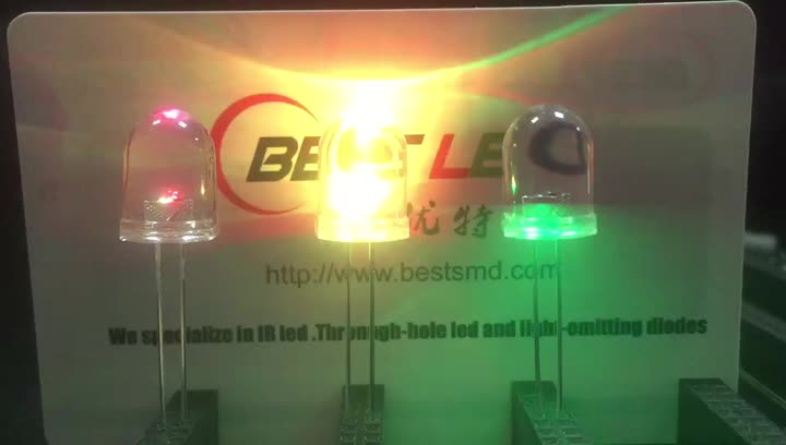 10mm adreslenebilir RGB LED hızlı frekans