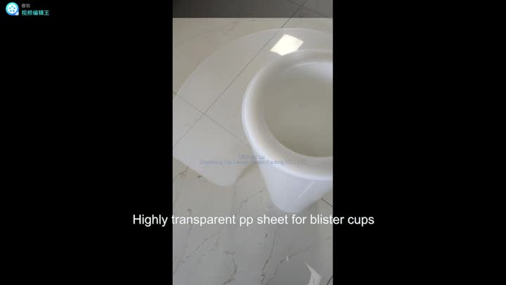 pp sheet for thermoforming cups