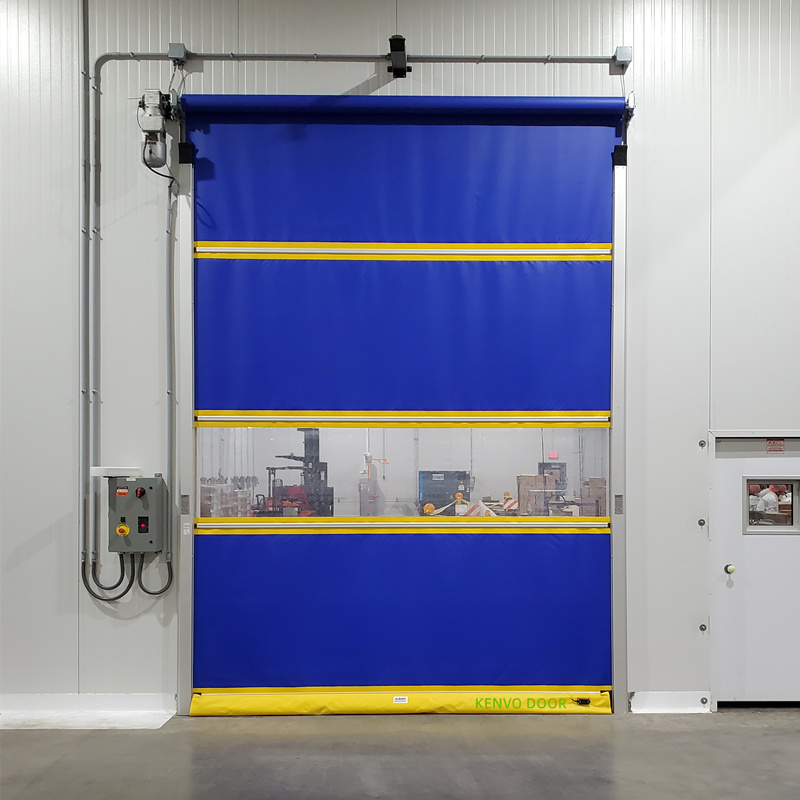 Pvc Rapid Door With Auto Radar Sensor-1